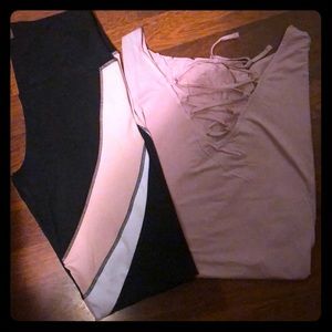 The Free Yoga Workout top and pants